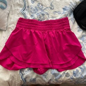 Pink calia workout shorts